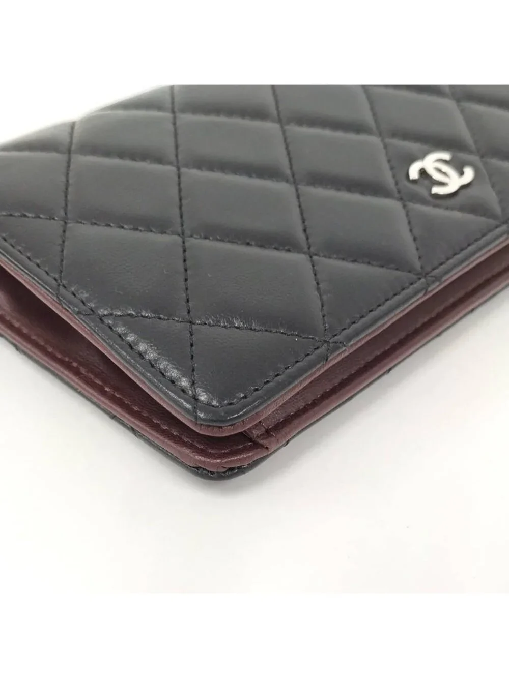 Chanel Timeless Classic Bifold Wallet Leather Black